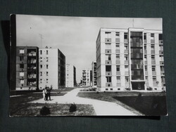 Képeslap,Szombathely,Derkovits lakótelep látkép,részlet, 1967-