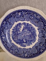 Kék angol tányér 1890