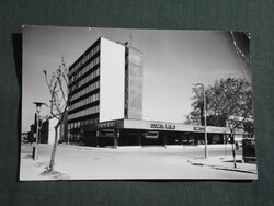 Képeslap,Szombathely,Isis szálló,hotel,étterem látkép,részlet, 1970-