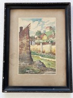 Turiák Ödön ( 1884 - 1937 ) - Tabán Ív utca környéke .