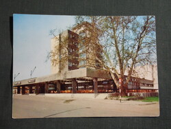 Képeslap,Szombathely,Isis szálló,hotel,étterem látkép,részlet, 1971-