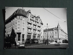 Képeslap,Szombathely,Savaria szálló,hotel,étterem,utca látkép,részlet, 1970-