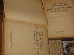 TRIANONI MAGYARORSZÁG  MEZŐGAZDASÁGA 1-2 ( TELJES) RITKA!! 1.KIADÁS!! 1940