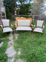 Csodálatos biedermeier szalongarnitúra