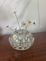 Vintage Bohemia üveg ikebana váza