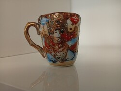 Antik jelzett kisméretű Satsuma porcelán csésze