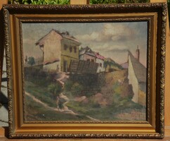 Tibai-Takáts Jenő (1876-1943) : Tabán, Horgony u., 1924