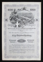 Bécs város 4%-os kötvénye 1000 korona 1908 /AUT/