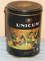 RÉGI  UNICUM  FÉMDOBOZ