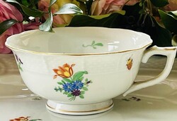 Herendi (  1958-as jelzés ) Bouquet de Tulipe dekoros teás csésze..