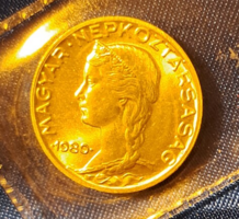 1980.  RITKA ! CSAK 30.010 DARAB KÉSZÜLT ! 5 FILLÉR FORGALMI SORBÓL ! UNC !  (2021)