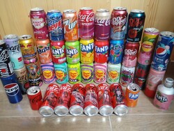 Fém italos doboz gyűjtemény 40db ChupaChups,Fanta,CocaCola stb.