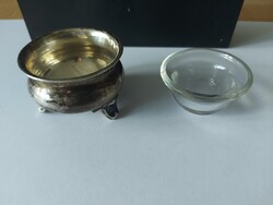 ! Antik kis 800-as ezüst fűszertartó - jelzett - hibátlan - 881