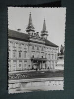 Képeslap,Szombathely,Püspöki palota látkép,részlet, 1957-
