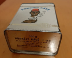 Retro Közért Élelmiszercsomagoló Vállalat Pörkölt kávé fém doboz