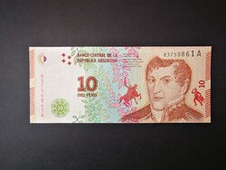 Argentina 10 Pesos 2016 Unc-