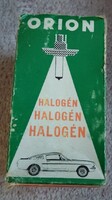 Retro ORION halogén lámpa régi autóhoz.eredeti dobozáva