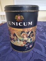 Régi Unicumos fém doboz