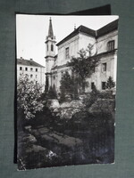 Képeslap,Szombathely,templom,romkert látkép,részlet, 1960-