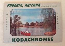 Leporelló levél levelezőlap képeslap Arizona Phoenix USA póstatiszta