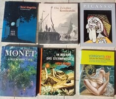 Festészeti és művészeti könyvek MONET PICASSO REMBRANDTS MESTLER DALI ...