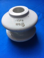 Porcelán csiga Kőbányai Porcelángyár ipari - elektronikai alkatrész