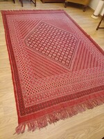 Nagyméretű számozott, jelzett kézi szövésű kilim szőnyeg