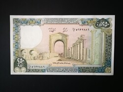 Libanon 250 Livres 1988 UNC-