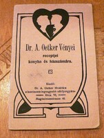 Dr. A. Oetker vényei receptjei konyha és házszámára