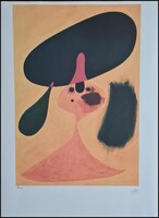Joan Miro -"Portrait of a young Girl"-litográfia