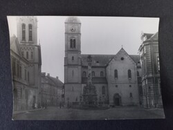 Régi  fotó Veszprém Szentháromság tér  kb. 1960-es évek eleje