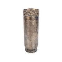 Tevan Margit ezüstözött díszváza - 52560