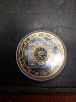 Színérem - Euro Giganten "10 éves az euró" 2009 , 7,5 cm-es.3522b