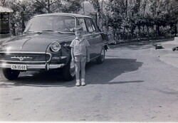 Régi fotónegativ kocka SKODA 1000MB az1960-es évek végén  B13/10