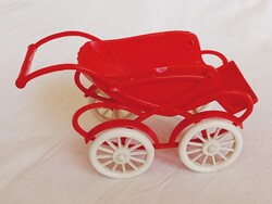 Játék 0017 - Babakocsi 13x6x8cm retro műanyag