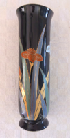 Japán OTAGIRI kézzel festett cloisonne porcelán váza