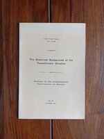 The Historical Background of the Transylvania Question. No.17, December 1963. Sao Paolo, Brasil 1970