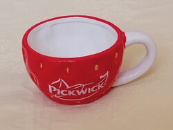 Kerámia bögre eper forma Pickvick teás 3dl vintage