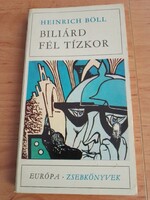Heinrich Böll - Biliárd fél tízkor ( Európa zsebkönyvek )