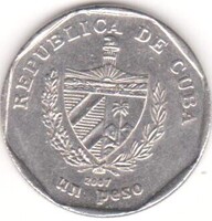 Kuba 1 konvertibilis peso 2007 G