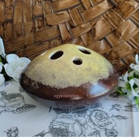 Bodrogkeresztúri kerámia retro ufo váza