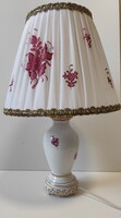Kettő darab kézzel festett Herendi porcelán lámpa