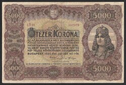 5000 korona 1920 F