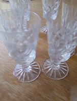 Pálinkás csiszolt pohár 6 darab