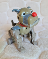Robot kutya retro műanyag játék figura gyűjtői darab