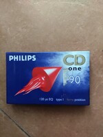 Philips CD One 90 bontatlan magnókazetta.