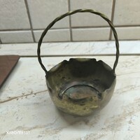 Antique Copper Sugar Container, 10 x 18 cm for Sale!