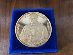 II. JÁNOS PÁL PÁPA EMLÉKPLAKETT - LÁTOGATÁS SZOMBATHELYEN, 1991