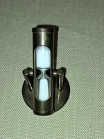 Régi,  gyűjteményi sárgaréz homokóra