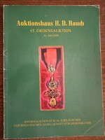 Auktionhaus H.D. Rauch- 65. Münzenauktion 2000 Június 21.